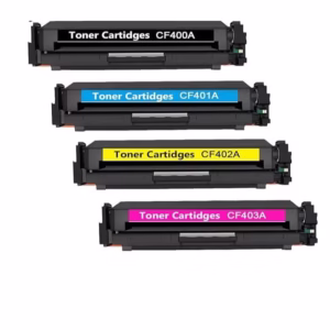 Alternative view of HP 201A Compatible Toner Cartridge Set (Black, Cyan, Yellow, Magenta) – CF400A CF401A CF402A CF403A