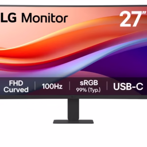 LG 27U421A-B curved 27-inch FHD monitor image