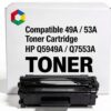 53A 49A Black Toner Cartridge  Compatible For HP LaserJet Printers