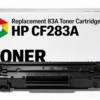 HP 83A (CF283A) Compatible Black Toner Cartridge for HP LaserJet Printers