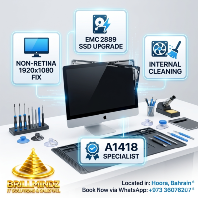 Expert iMac Late 2014 27-inch 5K Service Infographic