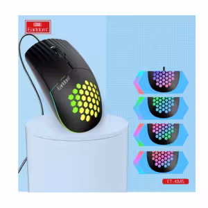 gaming mouse with rgb lighting.