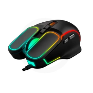 Heatz ZM55 RGB lighting and ergonomic design side view
