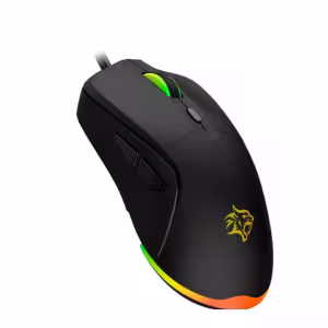 Porodo PDX322 gaming mouse black with 7200 DPI RGB light and 6 programmable buttons