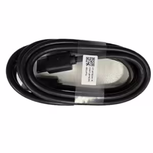 A high-quality Dell DisplayPort Cable 6ft male-to-male cord with locking connectors for 4K HD video.