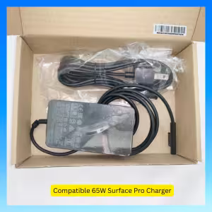 Microsoft Surface Pro 65W Adapter with magnetic connector and extra USB port