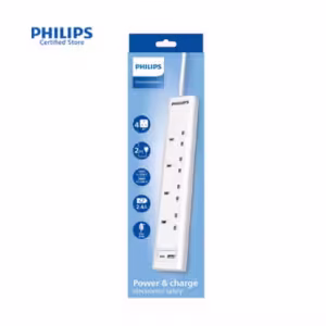 The Philips Power Multiplier with the 2-meter cable fully extended to show the long-distance reach.